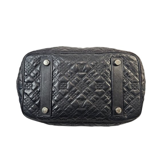 LOUIS VUITTON Antheia GM Lilia Tote Bag Monogram Quilted Leather LV Silver Lock - Picture 10 of 16